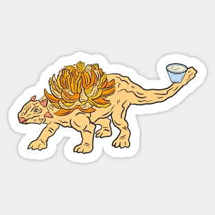 Blooming onion - osaurus Sticker